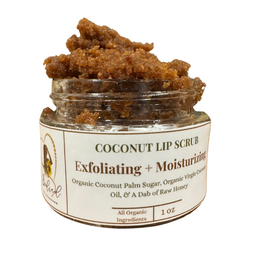 Exfoliating + Moisturizing: COCONUT LIP SCRUB