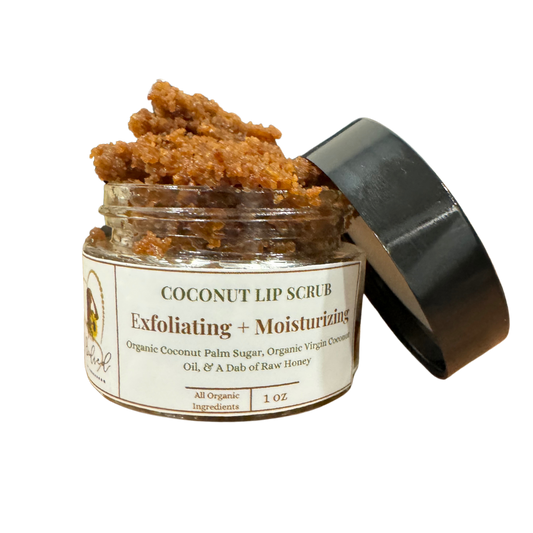 Exfoliating + Moisturizing: COCONUT LIP SCRUB