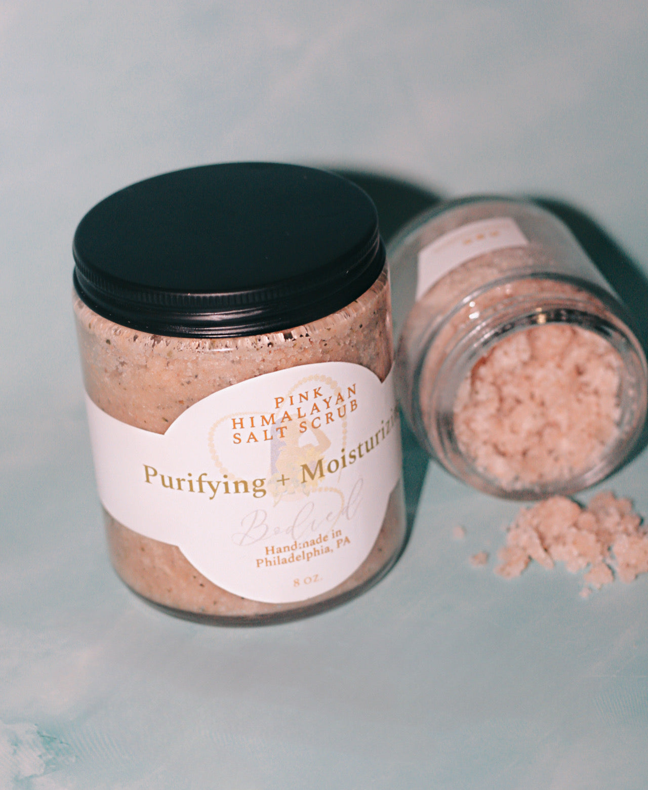 Purifying + Moisturizing: PINK HIMALAYAN SALT SCRUB